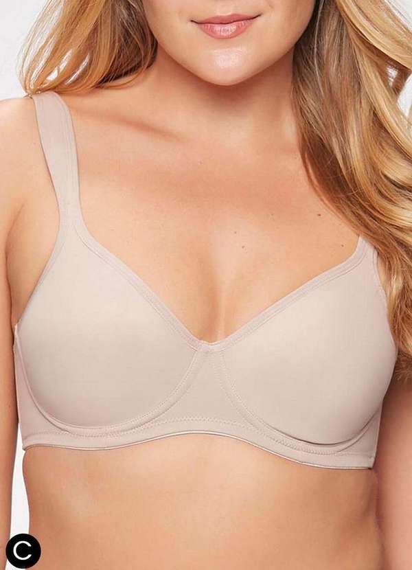 Sutiã com Aro e Bojo W Triumph Shape Control 24814 Taça C 48-Mink - Meias  Sao Jorge