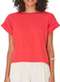 Malwee - Blusa Feminina Malwee 1000120864 01739-Off-White - variação: 02013-Vermelho-Escuro