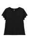 Marialícia - Blusa Feminina Marialicia 183484 7018-Cinza-Lua - variação: 7001-Preto