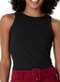 Malwee - Blusa Feminina Regata Cropped Malwee 1000113554 02226-Vermelho - variação: 00004-Preto
