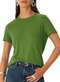 Enfim - Blusa Feminina Slim Enfim 1000128694 02340-Verde - variação: 00397-amarelo