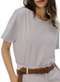 Hering - Camiseta Feminina Hering K5yd 1b-Off-White - variação: 1f-Cinza-Claro