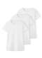 Hering - Kit com 3 Camisetas Feminina Hering 0241 Branco-Mescla - variação: Branco