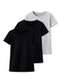Hering - Kit com 3 Camisetas Feminina Hering 0241 Branco-Mescla - variação: Preto-Mescla