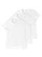 Malwee - Kit com 3 Camisetas Feminina Malwee 1000004499 Branco-Preto - variação: Branco