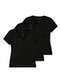 Malwee - Kit com 3 Camisetas Feminina Malwee 1000004502 Branco-Preto - variação: Preto