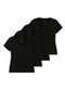 Malwee - Kit com 4 Camisetas Feminina Malwee 1000004502 Branco - variação: Preto