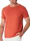 Malwee - Camiseta Slim Masculina Malwee 1000137333 02023-Azul-Marinho - variação: 02376-Laranja