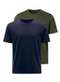 Hering - Kit com 2 Camisetas Masculina Hering 0227 Marinho - variação: Marinho-Verde