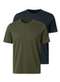 Hering - Kit com 2 Camisetas Masculina Hering 0227 Marinho - variação: Verde-Chumbo