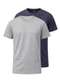 Hering - Kit com 2 Camisetas Masculina Hering 0299 Branco - variação: Cinza-Mescla-Marinho