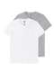 Malwee - Kit com 2 Camisetas Masculina Malwee 1000004422 Branco-Cinza-Mescla - variação: Branco-Cinza-Mescla