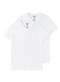Malwee - Kit com 2 Camisetas Masculina Malwee 1000004422 Branco-Cinza-Mescla - variação: Branco