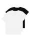 Malwee - Kit com 3 Camisetas Masculina Malwee 1000004423 Branco-Marinho - variação: Branco-Preto