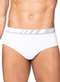 Lupo - Cueca Slip Lupo 691-002 2560-Azul - variação: 111-Branco