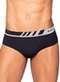 Lupo - Cueca Slip Lupo 691-002 2560-Azul - variação: 999-Preto