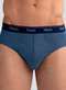 Mash - Cueca Slip Mash 073.58 Cz06-Cinza-Chumbo - variação: Az20-Azul