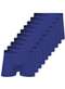 Lupo - Kit com 10 Cuecas Boxer Lupo 436-002 Preto-Azul-Nautico - variação: Azul-Nautico