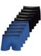 Lupo - Kit com 10 Cuecas Boxer Lupo 523-003 Marinho - variação: Azul-Preto