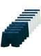 Lupo - Kit com 10 Cuecas Boxer Lupo 523-003 Marinho - variação: Marinho-Branco