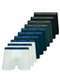 Lupo - Kit com 10 Cuecas Boxer Lupo 523-088 Mescla-Preto-Branco-Marinho - variação: Branco-Marinho-Chumbo-Preto