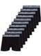 Lupo - Kit com 10 Cuecas Boxer Lupo 784-016 Preto - variação: Preto