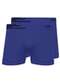Lupo - Kit com 2 Cuecas Boxer Lupo 436-002 Preto - variação: Azul-Nautico