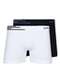 Lupo - Kit com 2 Cuecas Boxer Lupo 436-002 Preto - variação: Branco-Preto