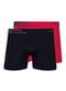 Lupo - Kit com 2 Cuecas Boxer Lupo 436-002 Preto - variação: Preto-Vermelho