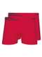 Lupo - Kit com 2 Cuecas Boxer Lupo 436-002 Preto - variação: Vermelho