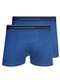 Lupo - Kit com 2 Cuecas Boxer Lupo 523-003 Branco-Marsala - variação: Azul