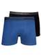 Lupo - Kit com 2 Cuecas Boxer Lupo 523-003 Branco-Marsala - variação: Azul-Preto