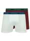 Lupo - Kit com 2 Cuecas Boxer Lupo 523-003 Branco-Marsala - variação: Branco-Marsala