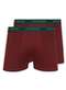Lupo - Kit com 2 Cuecas Boxer Lupo 523-003 Branco-Marsala - variação: Marsala