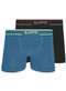 Lupo - Kit com 2 Cuecas Boxer Lupo 733-004 Marinho - variação: Azul-Preto-Mescla