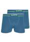Lupo - Kit com 2 Cuecas Boxer Lupo 733-004 Marinho - variação: Azul