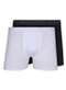 Lupo - Kit com 2 Cuecas Boxer Lupo 784-017 Preto - variação: Branco-Preto