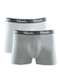 Mash - Kit com 2 Cuecas Boxer Mash 110.36 Br00-Branco-Cinza - variação: Br00-Branco-Cinza