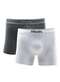 Mash - Kit com 2 Cuecas Boxer Mash 711.17 Az03-Azul-Marinho - variação: Cz02-Chumbo-Branco