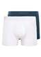 Selene - Kit com 2 Cuecas Boxer Selene 11070-002/003/440 Chumbo-Marinho - variação: Branco-Chumbo