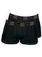 Zorba - Kit com 2 Cuecas Boxer Zorba 717 Preto - variação: Preto