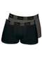Zorba - Kit com 2 Cuecas Boxer Zorba 717 Preto - variação: Preto-Chumbo
