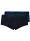 Lupo - Kit com 2 Cuecas Slip Lupo com Abertura 546-002 Preto - variação: Preto-Marinho