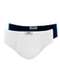 Mash - Kit com 2 Cuecas Slip Mash 074.58 Marinho - variação: Branco-Marinho