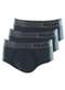 Mash - Kit com 3 Cueca Slip Mash 713.02 Azul - variação: Branco