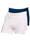 Hope - Kit com 3 Cuecas Boxer Hope Smc61020 Preto - variação: Branco-Azul