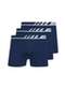 Lupo - Kit com 3 Cuecas Boxer Lupo 671-002 Grafite-Marinho - variação: Marinho