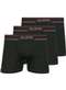 Lupo - Kit com 3 Cuecas Boxer Lupo 733-004 Preto-Mescla-Marinho - variação: Preto-Mescla
