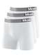 Mash - Kit com 3 Cuecas Boxer Mash 710.01 Branco - variação: Preto