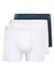 Selene - Kit com 3 Cuecas Boxer Selene 11070-002/003/440 Chumbo-Marinho - variação: Branco-Chumbo